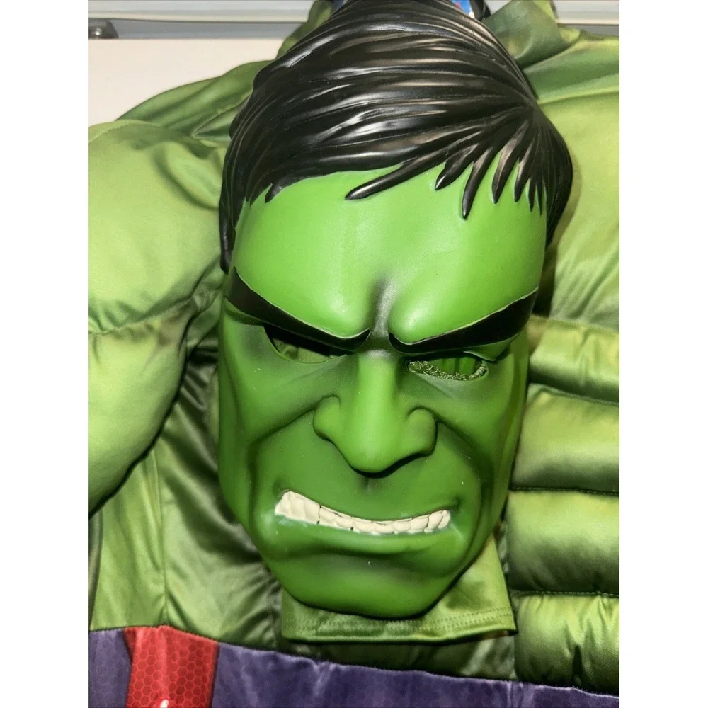 Incredible HULK Halloween Avengers Costume‎ Marvel Disney Store Kid Sz 11/12yrs